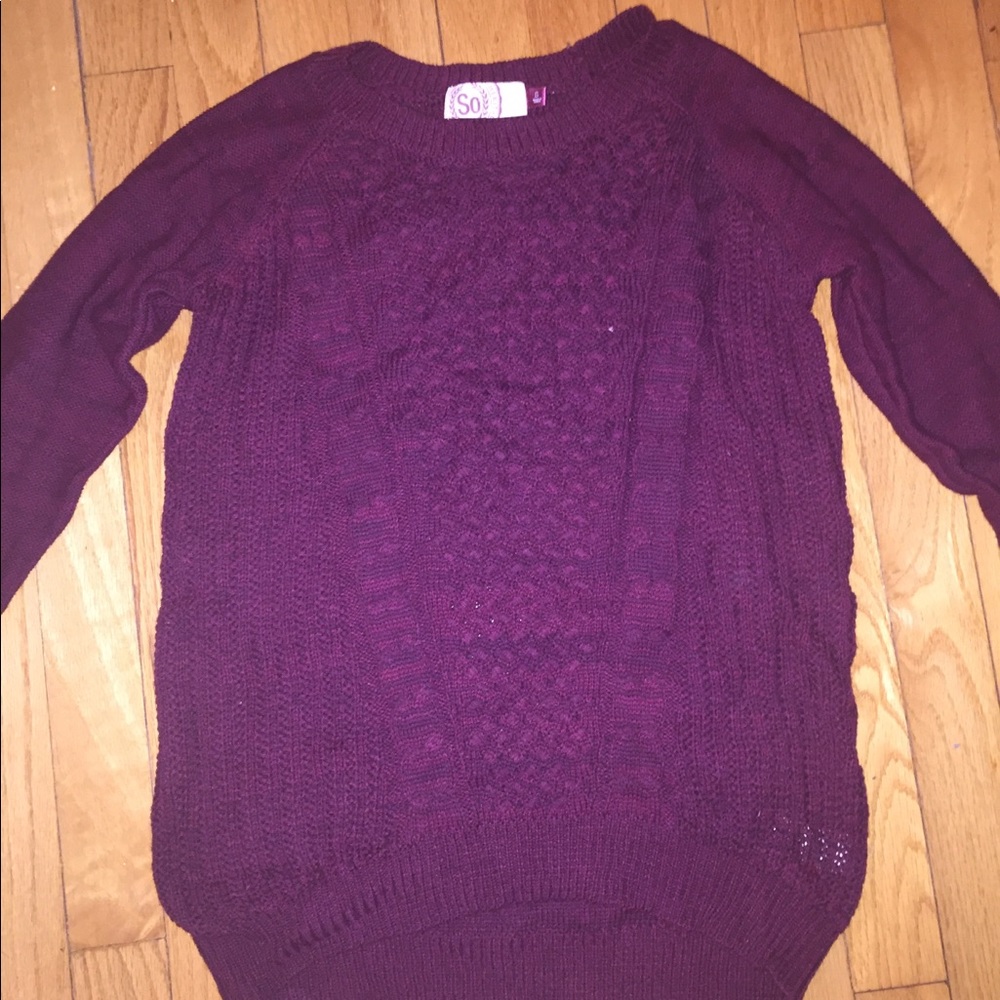 Maroon Sweater